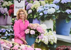 Marleen van Arendonk draagt sinds kort de marketing voor Magical Hydrangea, het hortensiamerk van Horteve & Kolster.